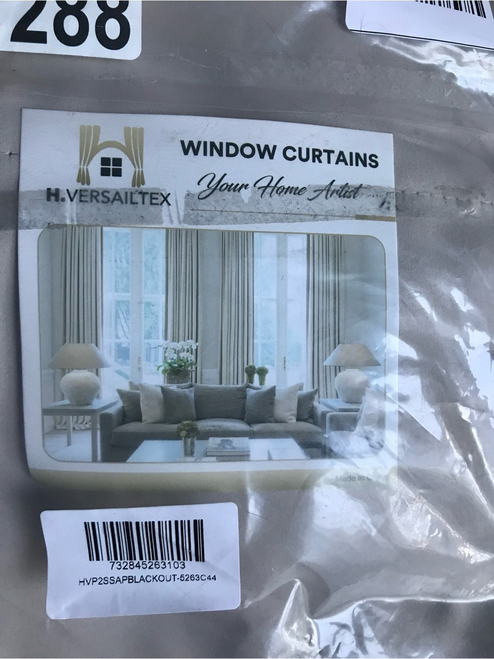 NIP Lyndon 100% Blackout Linen Window Curtains - Thermal Insulated Back Tab